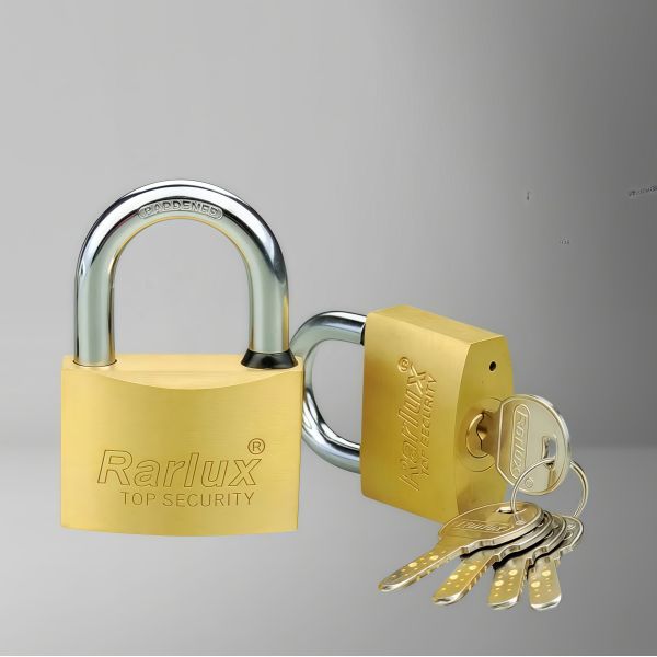 Rarlux Waterproof Ring Solid Padlock High Quality Candado Security Brass Padlock With Computer Key in Bulk 40 50 60 70mm