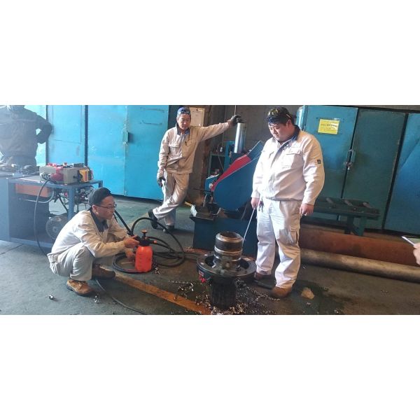 Do corte pneumático da tubulação do corte frio poder pneumático de chanfradura do gás da máquina