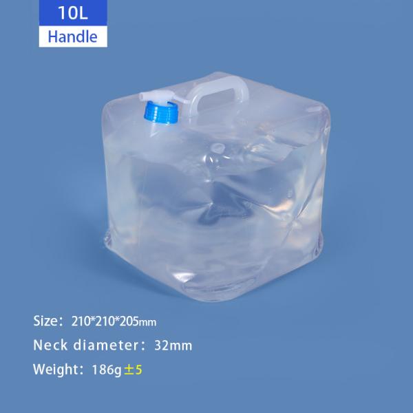 10L 20L 5 gallons BPA libre sac de conteneur d'eau pliable pliable pour le camping en plein air