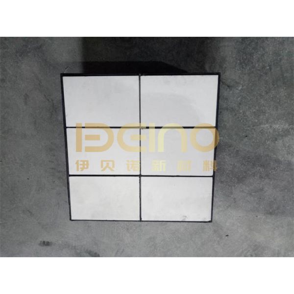 Отпорная к износу ZTA Керамическая пластина напрямую наклеена на стальную пластину