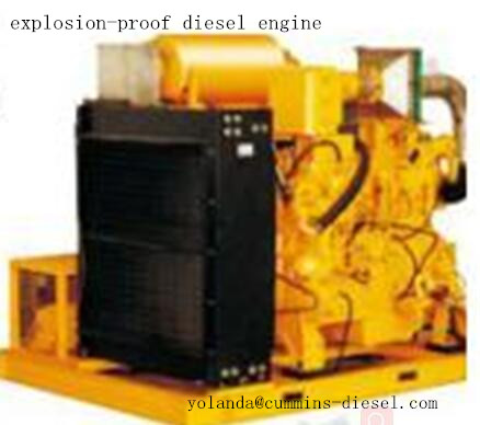Explosion Proof Diesel Engine 6ltaa8.9  6 Cylinders 240kw/1800rpm Electric Protection