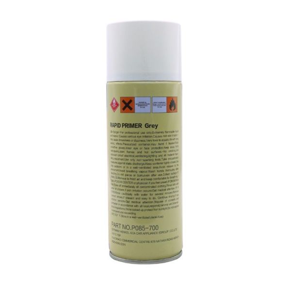 Auto Primer Powerful Quick Repair Coating 400ml Grey Aerosol For Car Panels