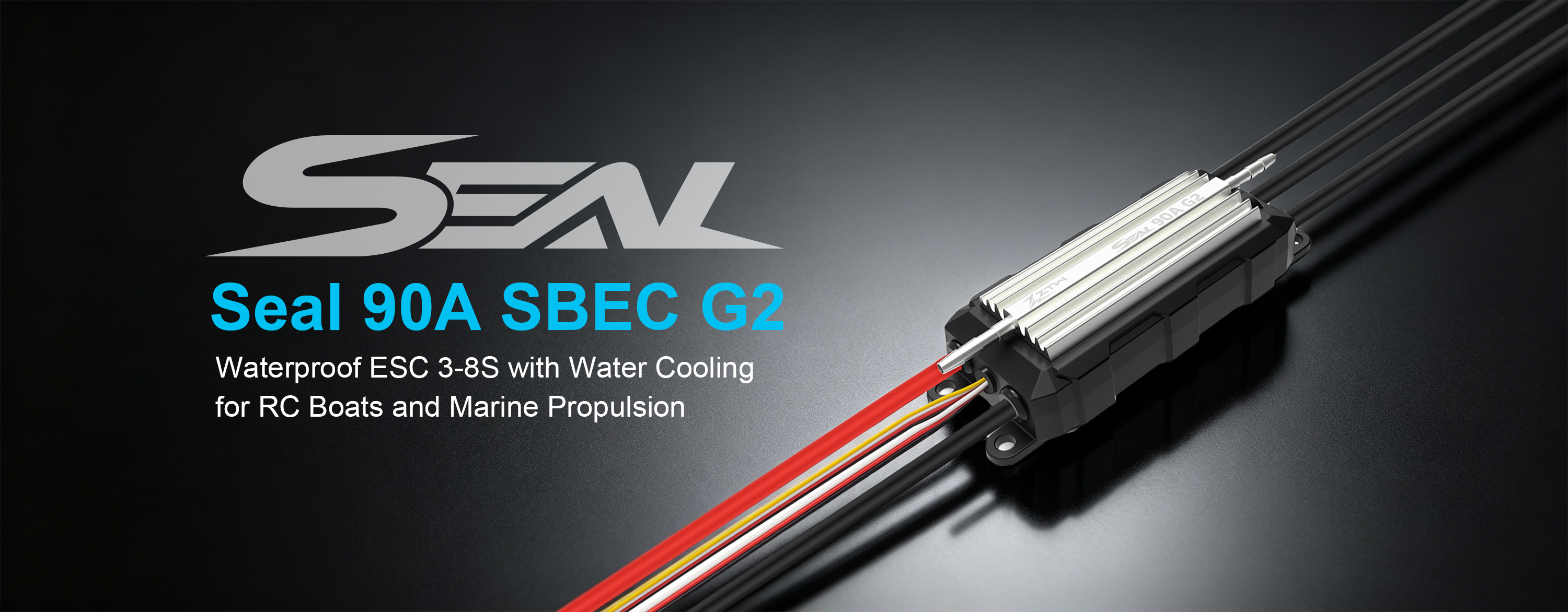 Water Cooling ZTW Seal ESC 90A SBEC G2 32 Bit ESC 3S-8S For RC Boats