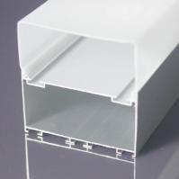 Lumières à bande LED en aluminium suspendu à deux couches