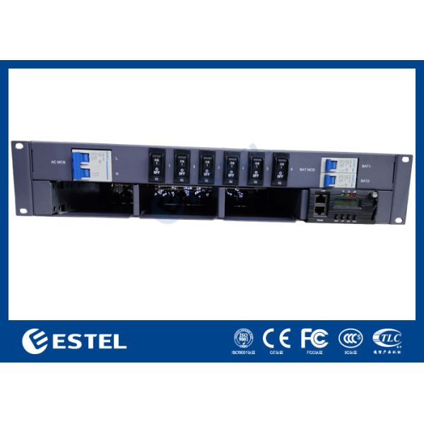 19 Inch 2U Standard Rectifier Power System AC Input And DC Output For Telecom Cabinet