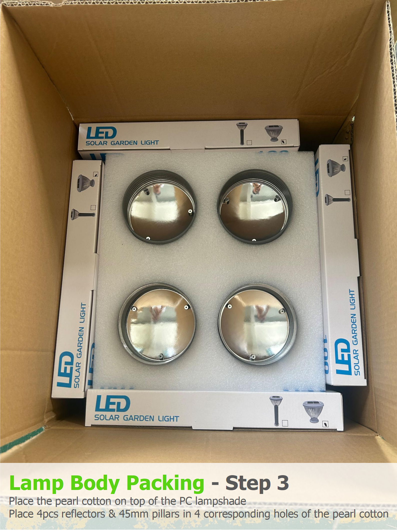 IP65 водонепроницаемые солнечные лампы для садов