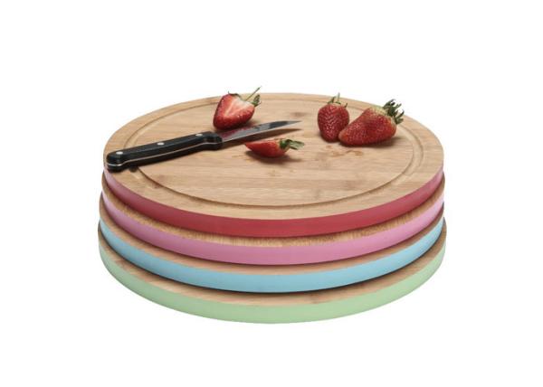 Promotional Small Bamboo Cutting Board , Thick Wooden Chopping Board Antibacterial