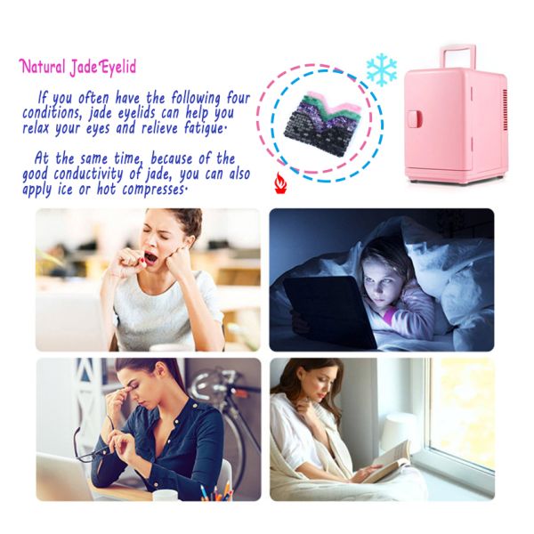 Crystal Jade Rose Quartz Eye Care Sleep Eye Mask For Face Improve Your Overall Well-being