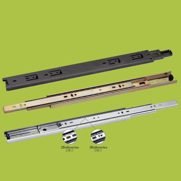 cabinet hardware blue Zinc plated slides ball bearing runner 12 inch