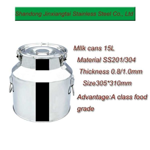 15L универсальные загерметизированные консервные банки молока нержавеющей стали ведра качества еды бочонка SS304 с краном