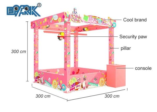 Big Mall Real Human Claw Machine Entertainment Toy Giant Claw Machine Game