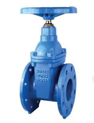 Renewable Seat Gate Valve BS5163 Medium Pressure Ductile Iron Body Material