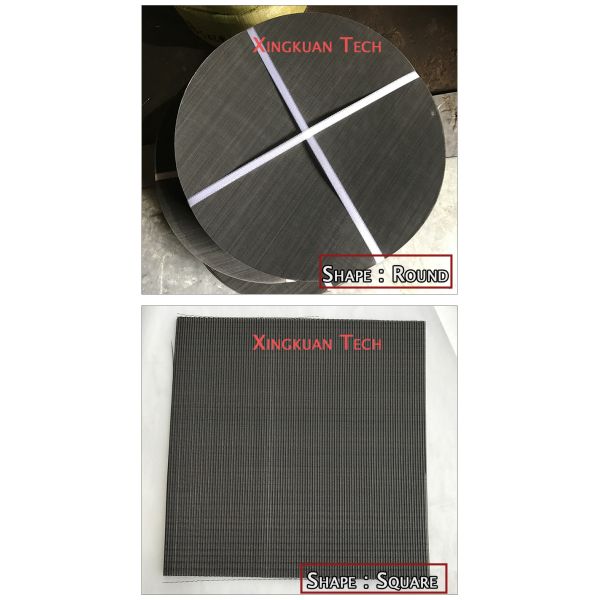 фильтры ячеистой сети стали углерода 40mesh 60mesh 80mesh 100mesh для повторно использованной пластмассы