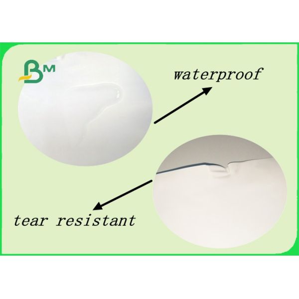 papel de piedra Rasgón impermeable del plegamiento - 140um resistente - papel de piedra 200um para la tarjeta de presentación