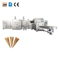 Cône de cuisson des plats 1.5KW 89 faisant à machine le petit pain Sugar Cone Production Line d'acier inoxydable