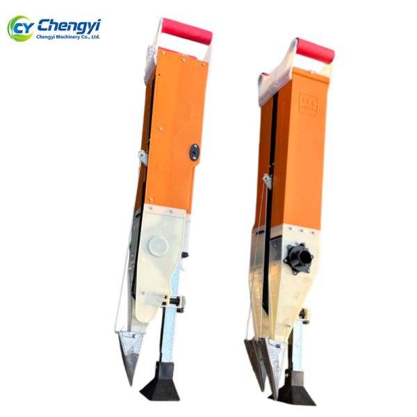 Manual Seeder Machine With Fertilizing Portable Hand Push Seed Planter