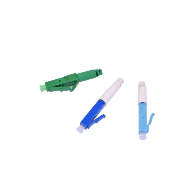 Fiber Optic LC Connector 3.0mm Multi-Mode Can With Jags Fast Connector Kits Agua