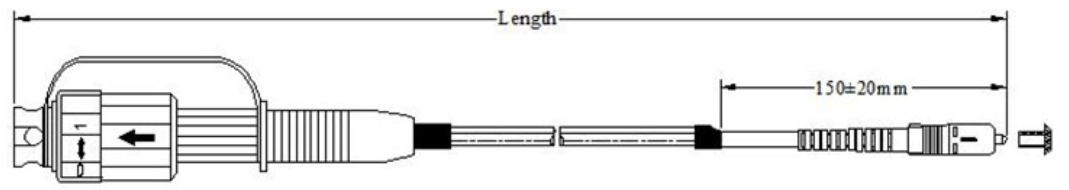 2.0*3.0mm Диаметр кабеля SC/APC на SC/UPC Волоконно-оптический патч-кабель для сети FTTx CATV
