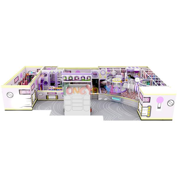 190 Squares Purple Wonderful Children Immersed Ocean Ball Indoor Playground