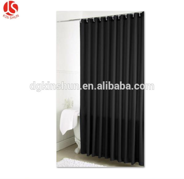 New product Heavy duty Plain style Plastic shower curtain liner/PEVA bath curtain with metal grommets