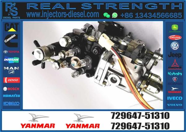 Diesel Fuel Injector Pump 4D88E X4 PC55 For Excavator Engine Fuel Injector Pump Assy 729647-51310
