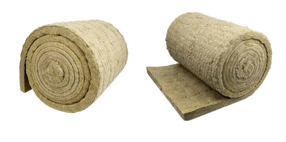 Soundproofing Heat Insulation Wire Mesh Rock Wool Blanket for Building Construction Rockwool Blanket
