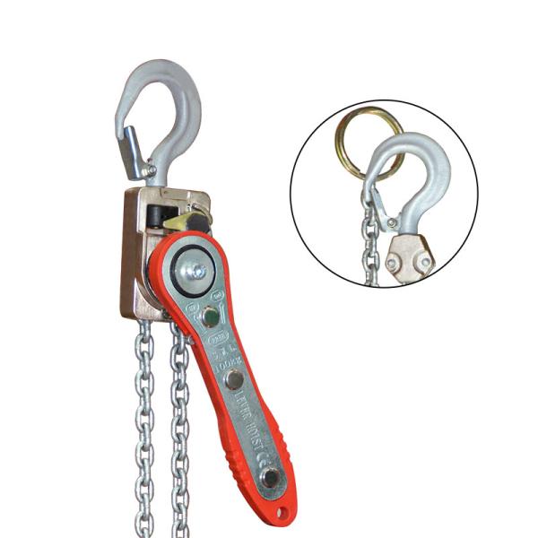 Unique Square-Right Angle Design Lever Hoist for Horizontal Aluminum Alloy Frame