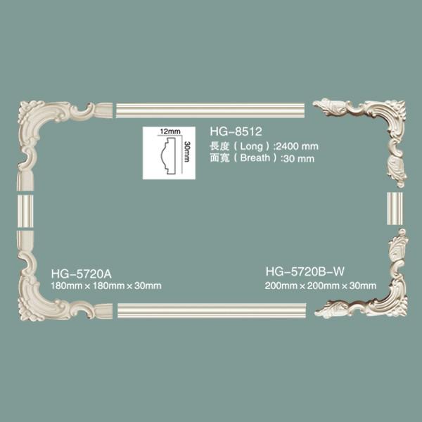 Decorative Corner Moulding Pu Elegant Corner And FramesHG-5720