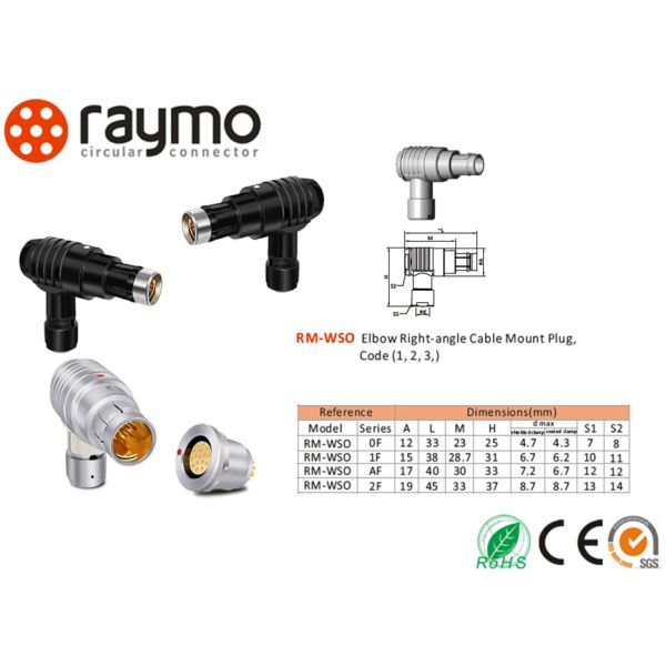 ИП68 делают соединитель водостойким металла, штепсельную вилку Фишерс покрытое черно-хромом ВСО 102 локтя угла 90° раковина 103 1031 104