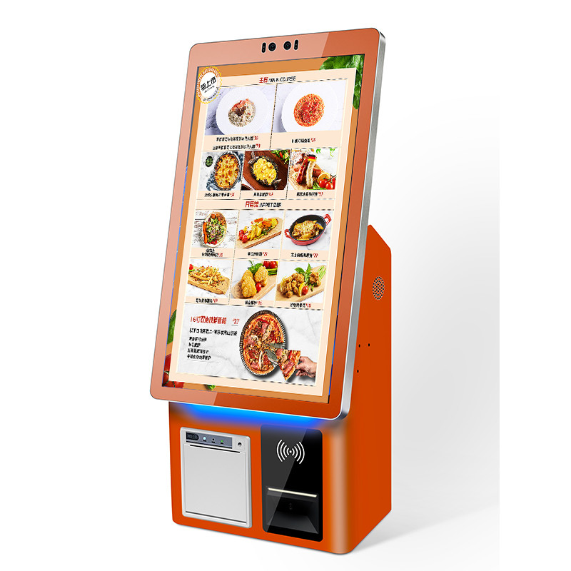 Win7 Multi Installation Capacitive Touch Self Ordering Kiosk с QR-сканером и принтером билетов