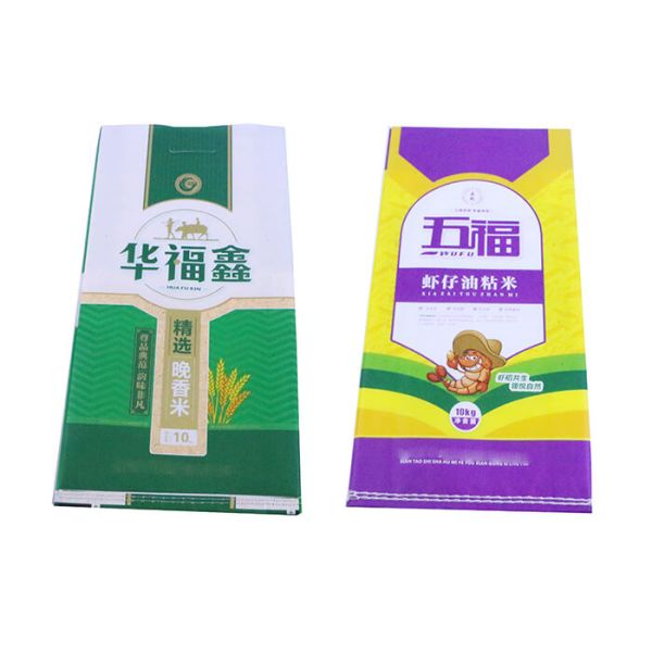 Lightweight 15Kg WPP Bags Bopp Laminated Wpp Rice Bags Non Staining