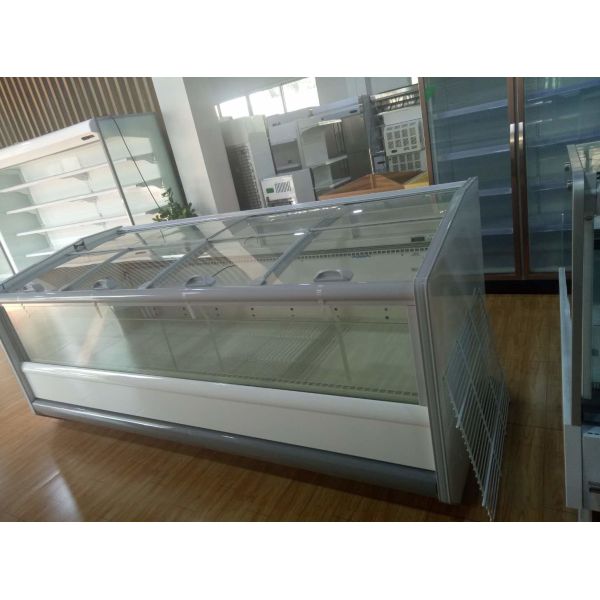 Замораживатель острова супермаркета вентиляторной системы охлаждения с Бицер/коммерчески холодильником дисплея мяса