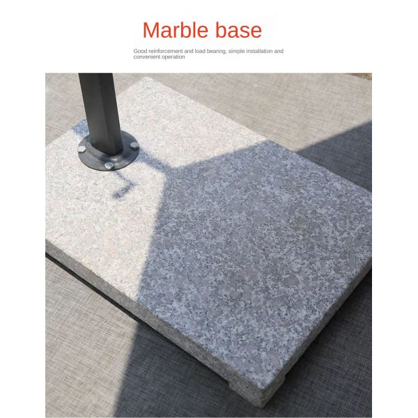 OEM Aluminum Pole Parasol Garden Patio Table Umbrella Radii 1.25m