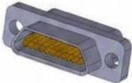 J30J-21ZKSP Micro D Rectangular Connector 21 Contact High Density Electrical Connector