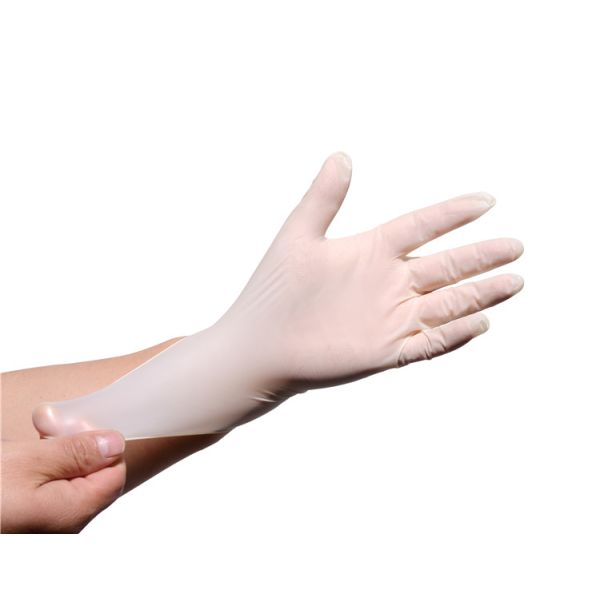 High Strength Biodegradable Latex Gloves , Latex Nitrile Gloves Non Sterile