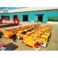 Remolque mecánico del envase del transporte los 20ft los 40ft de la suspensión el 12m