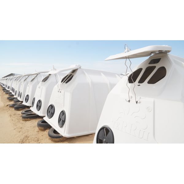 Десятки или сотни килограммов белых телят, обеспечивающих 10-20% поверхностной вентиляции.