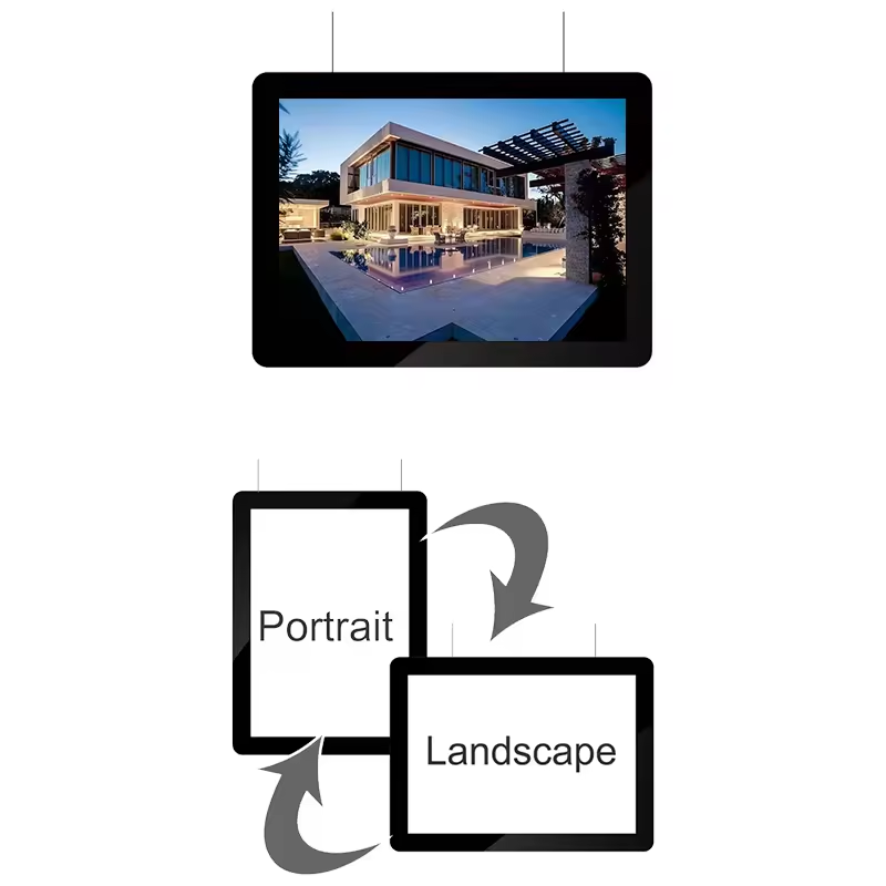 Сдвигаемая подвеска светового ящика дисплей для магазинов знаков меню фото