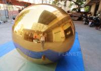 Bolas de flutuação infláveis do espelho do balão reflexivo de prata para a decoração do casamento