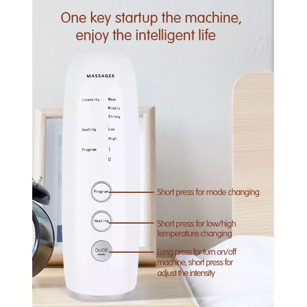 3 кровообращение нагретое уровнями обжатия ноги Massager 21W