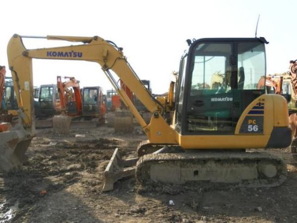 Used komatsu pc56-7 excavator for sale