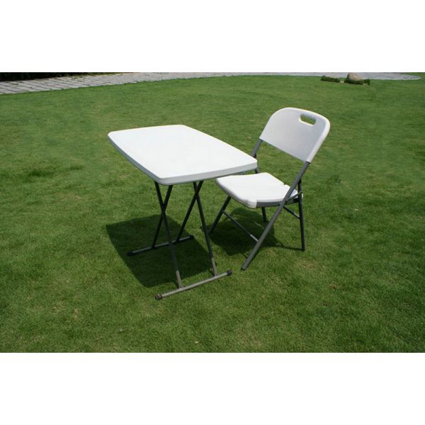 30Inch Plastic Height Adjustable Laptop Folding Table for Home Office Living Room