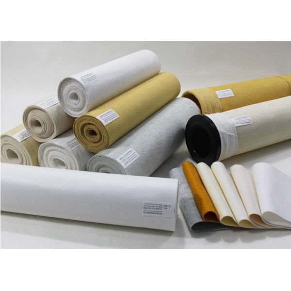 Nomex PPS PTFE P84 Fiberglass Filter Bag For Cement Dust Eco - Friendly