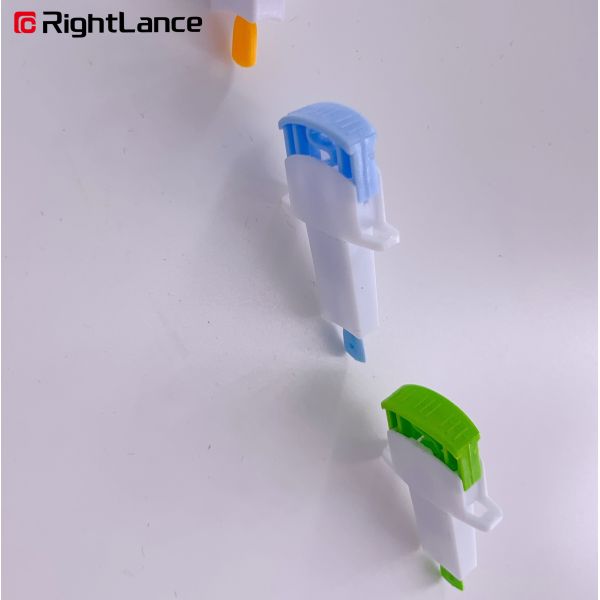 1.8mm 26G Pressure Safety Blood Lancet Disposable Safety For Blood Collection