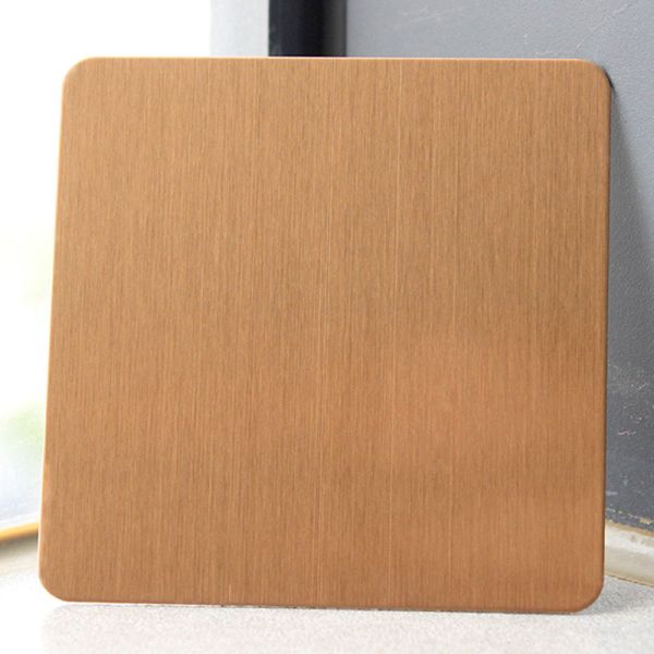 SUS 304 Satin Champagne Gold No.4 #4 Brush Finish Stainless Steel By AFP Surface Finishing