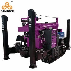 Полностью гидравлическая буровая установка водяной скважины 68КВ дизельная портативная буровая машина водяной скважины