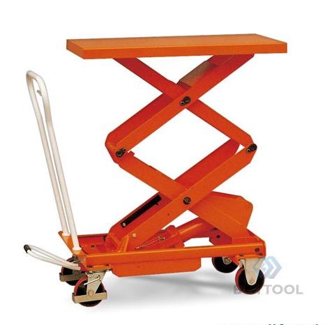 Electric Hydraulic Double Scissor Lift Table Cart 56 Lifting Manual Scissor Table