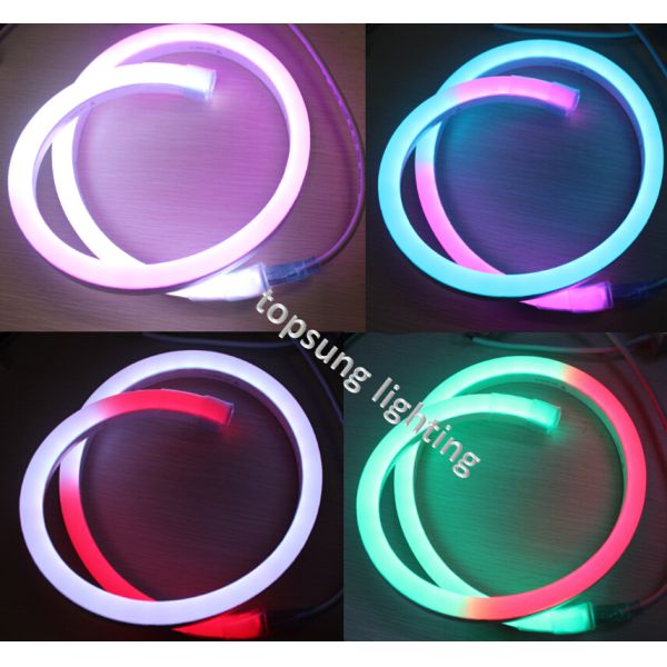 IP67 водонепроницаемый силикон ПВХ SMD5050 RGB RGBW LED Неонная полоса Flex Свет для декорации зданий