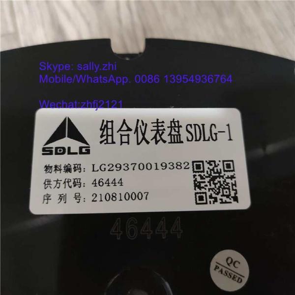 SDLG Display board, 29370019382, front wheel loader sparts for  wheel loader LG956L/LG958/LG959 for sale