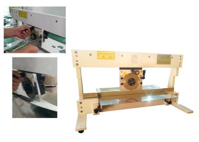 Máquina manual do PWB Depanel com faca redonda & a lâmina linear circular